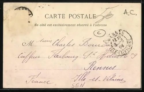 AK Saint-Louis, Une Rue dans le Quartier Nord