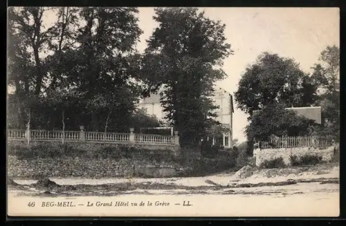 AK Beg-Meil, Le Grand Hôtel vu de la Grève