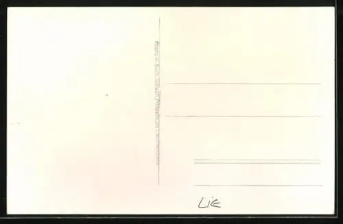 AK Eschen, Ortspartie mit Kirche