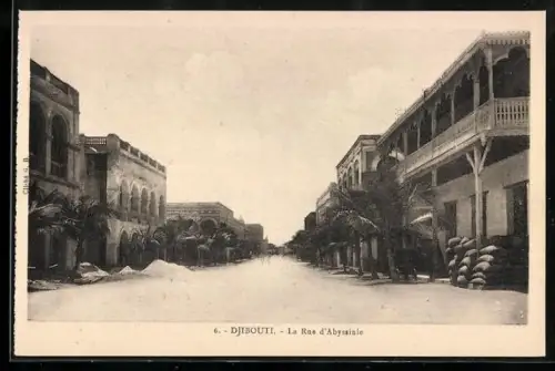 AK Djibouti, La Rue d`Abyssinie