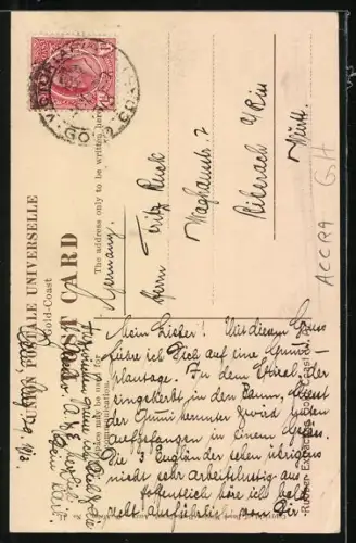 AK Accra, Rubber Extracting Gold Coast