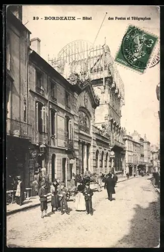 AK Bordeaux, Hôtel des Postes et Télégraphes