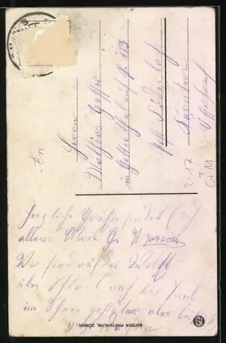 AK Postkutsche der Schweizer Gebirgspost