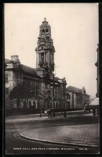 AK Walsall, Town Hall and Free Library