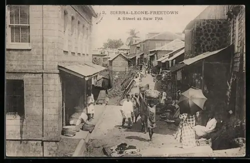 AK Freetown, A Street at Saw Pitt