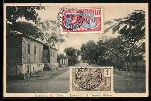 AK Brazzaville, Avenue Lamothe, Ancienne Mairie