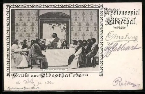 AK Eibesthal, Passionsspiele, das letzte Abendmahl