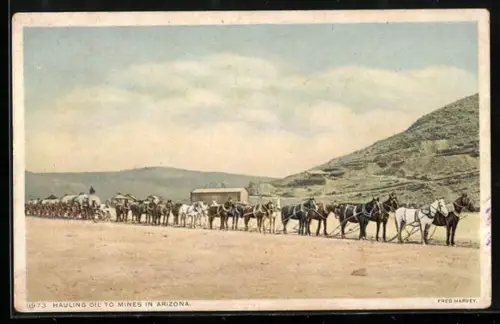 AK Arizona, AZ, Hauling Oil to Mines in Arizona