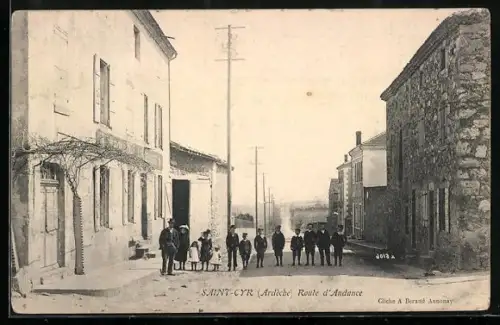 AK Saint-Cyr /Ardèche, Route d`Andance
