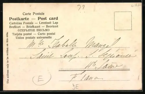 AK Tawai, Ortspanorama mit Berg