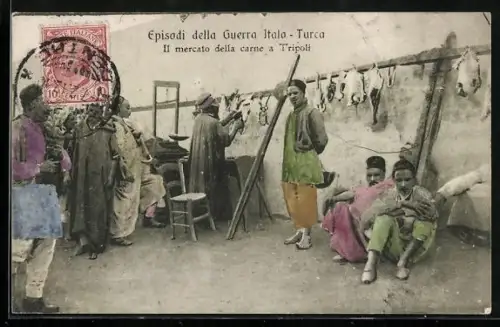 AK Tripoli, Il mercato della carne, Episodi della Guerra Italo-Turca