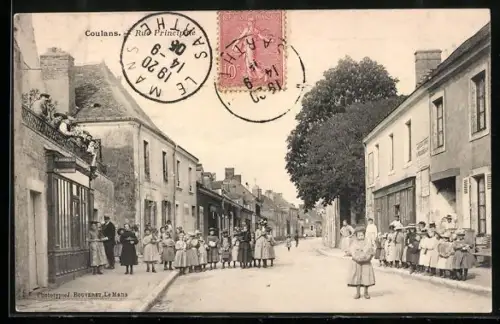 AK Coulans, Rue Principale, Les enfants