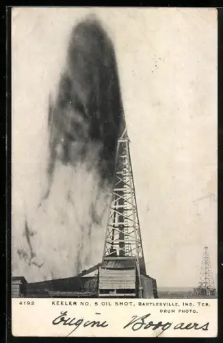 AK Bartlesville, IN, Keeler No. 5 Oil Shot