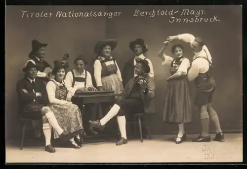 AK Tiroler Nationalsänger Berchtold-Mayr. Innsbruck