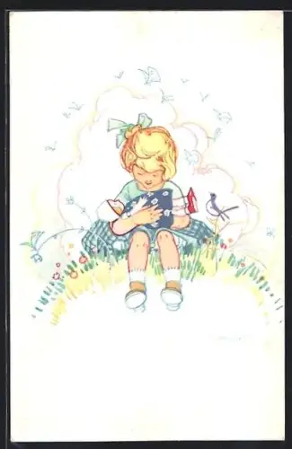 Künstler-AK sign. H. Rüker-Lott: Puppenmütterchen