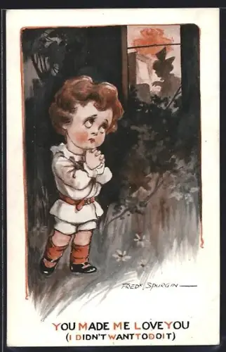 Künstler-AK Fred Spurgin: You Made Me Love You (I Didn`t Want To Do It)