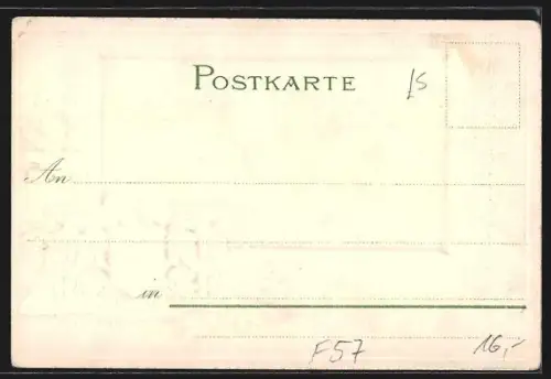 Lithographie Hayange, Rue du Château