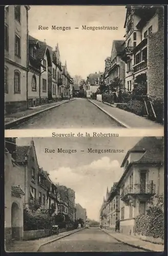 AK Strassburg, Blick in die Mengesstrasse