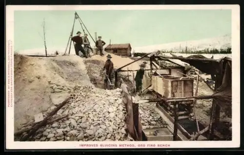 AK Improved Sluicing Method, Oro Fino Bench