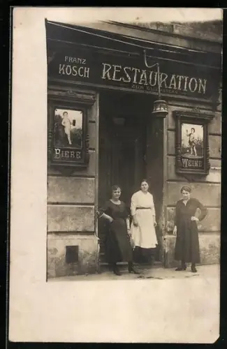 Foto-AK Restauration Zum Glückstern von Franz Kösch