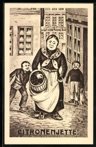 Künstler-AK Hamburg, Citronenjette