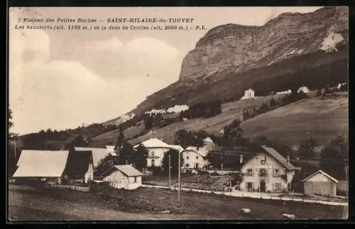AK Saint-Hilaire-du-Touvet, Plateau des Petites Roches, Les Sanatoria et la dent de Crolles