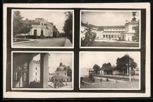 AK Turcianske Teplice, Gebäudeansicht, Strassenpartie, Ortspartie