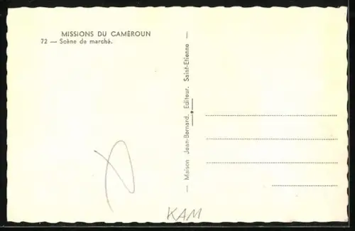 AK Caméroun, Scène de marché