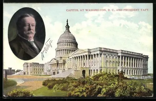 AK Washington D.C., Capitol and President Taft, Präsident der USA
