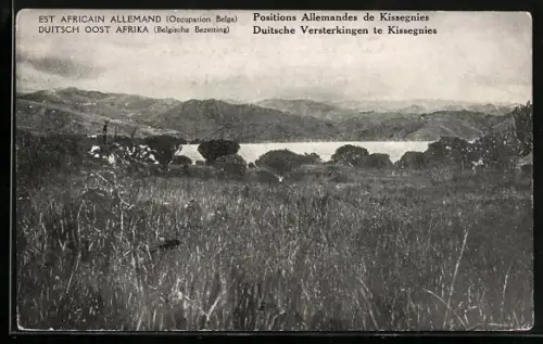 AK Kissegnies, Positions Allemands de Kissegnies Belgisch Kongo