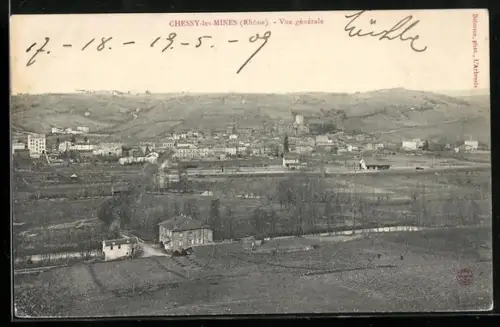 AK Chessy-les-Mines /Rhône, Vue générale