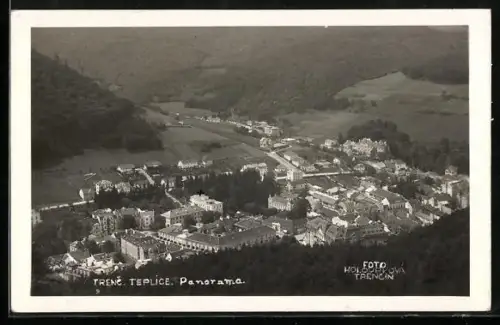 AK Trenc. Teplice, Panorama vom Berg aus