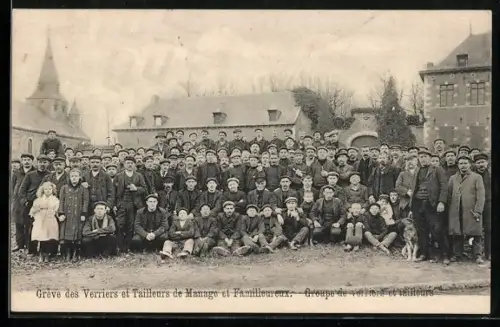 AK Familleureux, Grève des Verriers et Tailleurs de Manage