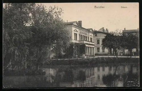 AK Bunzlau, Partie am Odeon