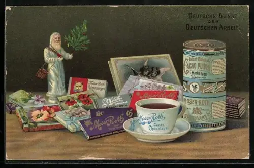 AK Deutsche Gunst der Deutschen Arbeit, Moser-Roth-Cacao Schokolade