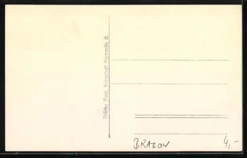 AK Brasov, Panoramablick auf die Stadt