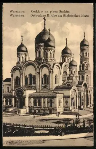 AK Warszawa, Cerkiew na placu Saskim