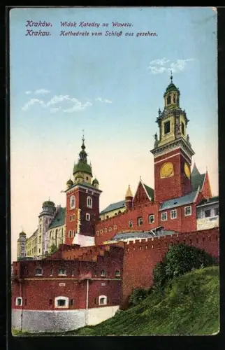 AK Kraków, Widok Katedry na Wawelu
