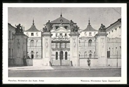 AK Warschau, Ministerium des Auswärtigen Amtes