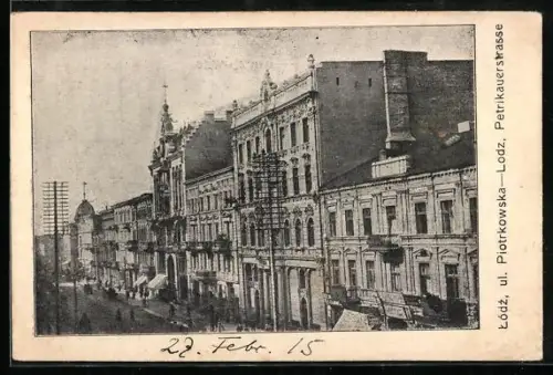 AK Lódz, Ul. Piotrkowska