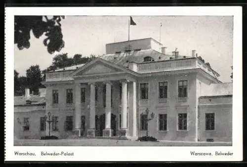 AK Warschau, Belweder-Palast