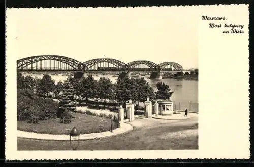 AK Warszawa, Most kolejowy na Wisle