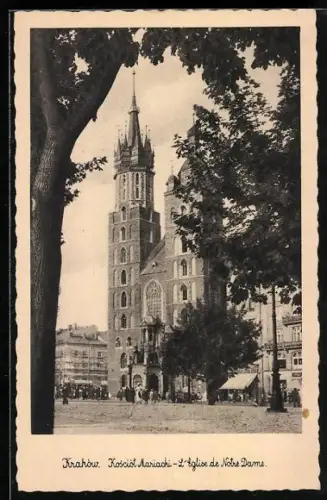 AK Krakau-Krakow, Kosciol Mariacki, L'Eglise de Notre Dame