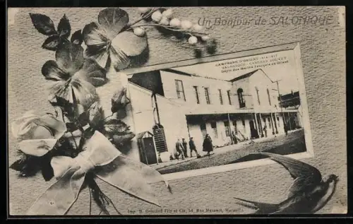 AK Salonique, Dépot des Marins Francais en Orient