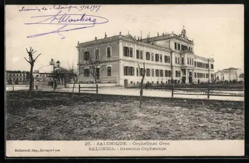 AK Salonique, Orphelinat Grec