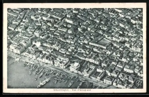 AK Salonique, Vue d`aeroplane
