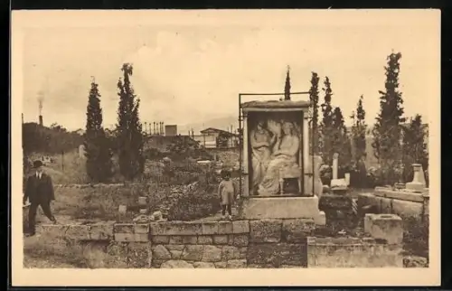 AK Athènes, Le Cimetière du Céramique