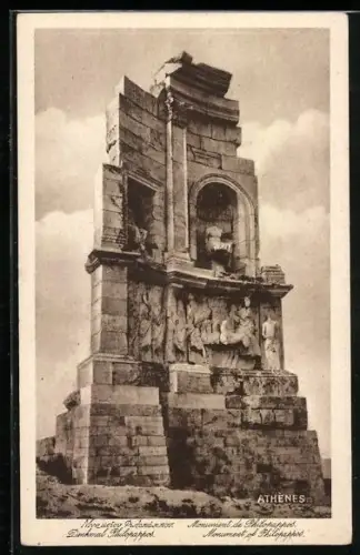 AK Athen, Denkmal Philopappos