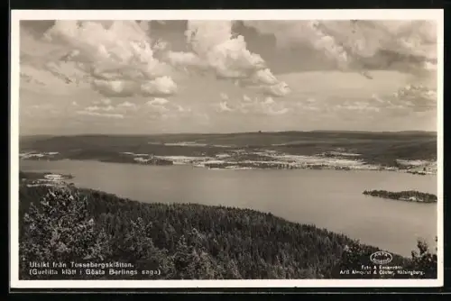 AK Tossebergsklätten, Utsikt fran Tossebergsklätten