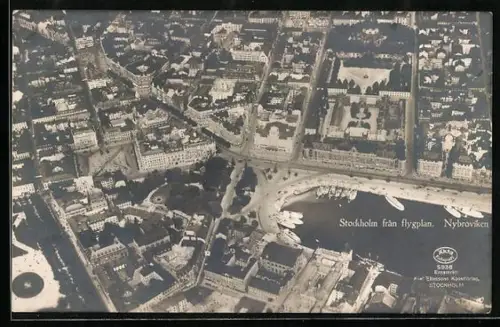 AK Stockholm, Stockholm fran flygplan